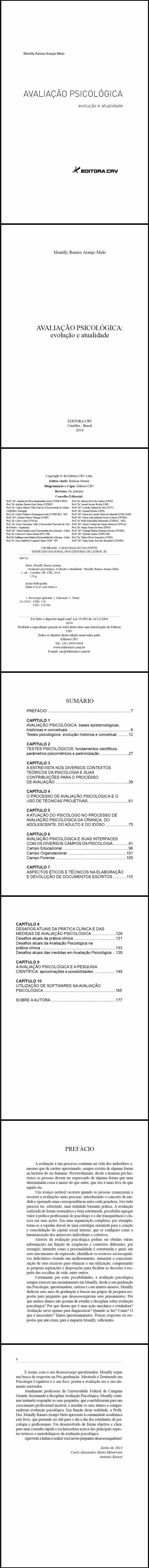 AVALIAÇÃO PSICOLÓGICA:<BR> evolução e atualidade 